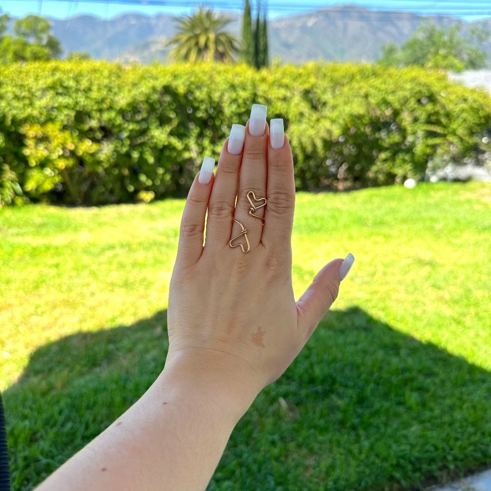Double Heart Ring